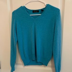 Teal Cashmere Valerie Stevens Sweater